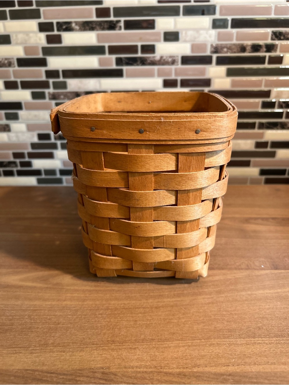 Vintage Longaberger Small Spoon Basket - Home Accents